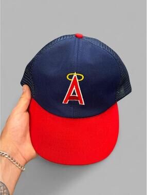 Vintage 80s California Angels MLB Hat